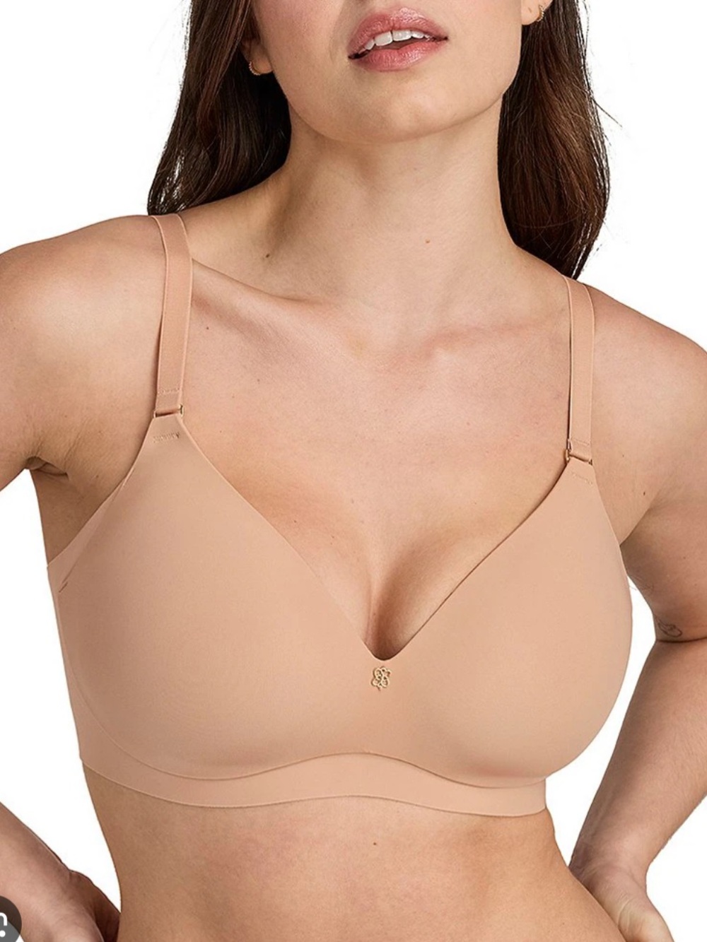 Honeylove‎ Cloud Embrace Wireless Bra Nude Size 38DDD (F)